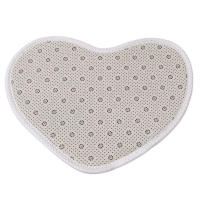 Carpet De Forma De Corazón Suave Y Cómoda Para Dormitorio Y Baño Absorbe Agua Sin Pelos Productos Domésticos No Caen - details 12