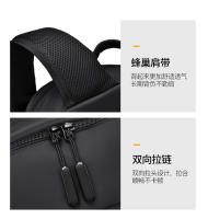 Mochila Universitaria Clásica Versátil De Color Sólido Para Hombres Y Mujeres Con Gran Capacidad Bolsa De Hombro - details 11