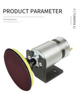 Mini Máquina De Pulir Eléctrica DIY Con Tablero De Trabajo Polipulidora Y Paño De Pulido Para Bricolaje Potencia 12V Velocidad Sin Carga 10000rpm - details 7
