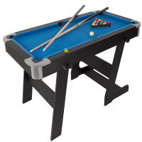 COLORBABY - Mesa multijuegos plegable, billar y ping pong, medidas 120x61x73 cm, fabricada de madera resistente, incluye 2 tacos, 16 bolas, 1 tiza, 1 cepillo, 1 triángulo, 2 palas, 1 red y 3 pelotas, para 2-4 jugadores, recomendado a partir de 6 años - details 0