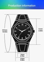 Reloj Deportivo Y De Ocio Creativo Y Minimalista De Dibujo a Mano 2024 Resistente Al Agua Diseño Moderno Regalo Único Material De Correa De Goma Movimiento Cuarzo - details 4