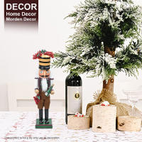 Nutcrackador De Madera 38CM Figura De Soldado Rey De Pan De Jazmín Decoración De Navidad Juguetes De Marioneta De Soldado De Madera - details 6