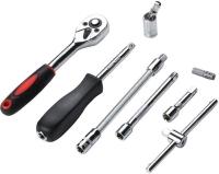 46 Piezas Juego de Llaves de Vaso, Llave de Carraca Reversible de 1/4", Kit de Herramientas Mecánicas con Maletín de Maleta, Juego Llaves Vaso y Alargadera - details 3