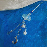 Colgante De Teléfono Simple Nube Transparente Accesorio De Decoración Para Móvil Y Mochila Cadena Antipérdida De Acrílico Regalo Dulce Para Mujer - details 2
