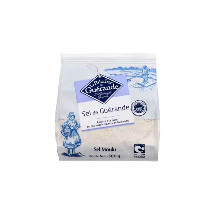 Sal fina gris de guerande 500g Le paludier de Guerande - 1