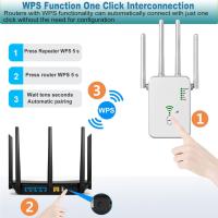 Amplificador de señal WiFi, amplificador de señal WiFi mejorado, puerto WAN y LAN, amplificador de señal WiFi de Internet, extensor de enrutador inalámbrico para oficina y hogar - details 6