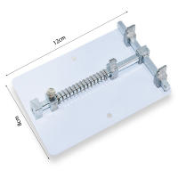 Soporte De Reparación Para Placa De Circuito Impreso PCB Universal Soporte De Soldadura Plataforma Fija De Acero Inoxidable 8x12cm - details 4