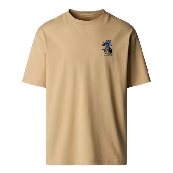 Camiseta Beige The North Face Holgada Mountain Cleanup Unisex - 1