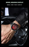 Reloj De Hombre Original Rotativo En Acero Inoxidable Estilo Deportivo Y Moda Negro Resistente Al Agua Y Al Choque Movimiento De Cuarzo Reloj Top Para Hombres - details 8