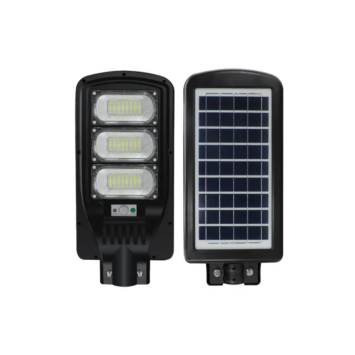 Jortan Tech - Farola Solar LED Con Sensor de Movimiento y Batería LiFePO4 para Iluminación Exterior Eficiente y Sostenible - 150W / 200W / 250W / 300W - 1