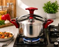 Olla MR a Presión EXPRESS   de Acero Inoxidable INOX de Alta Calidad – Segura y Duradera para Cocina Diaria, Compatible con Vitrocerámica y Gas Butano - details 0