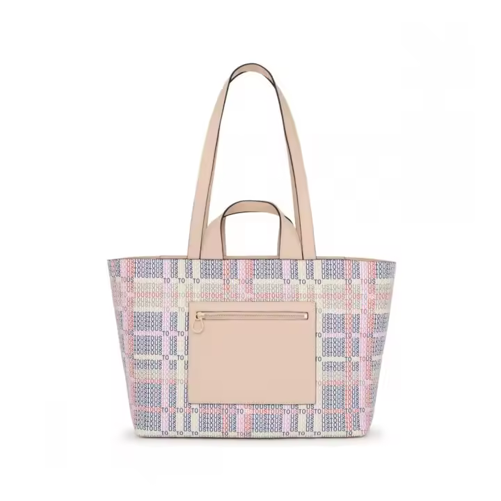 TOUS 395901008 CAPAZO M. TOUS CECILIA MULTI BEIGE-ROJO 2001844959 TOUS - ACCESORIOS 395901008 - 1