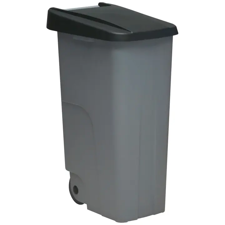 Well Home Contenedor Reciclo 110 litros Cerrado, Azul, 88x57x42 cm - 1