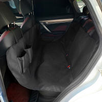 Cubierta De Asiento Para Coche Para Perros 600D Tela De Lona Impermeable Protector De Asiento Con Bolsillo De Almacenamiento Para Viajes Con Mosquitero Y Portaartículos - details 3