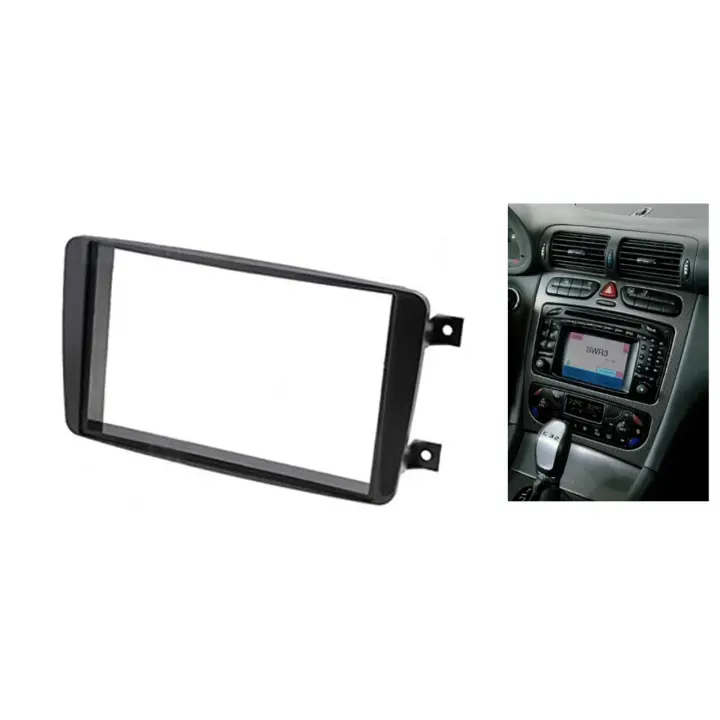 kit MARCO RADIO 1DIN 2din  MERCEDES CLASE C SPORTCOUPE CLK G VITO VIANO caratula embellecedor - 1