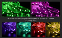 Tira De Luces LED RGB 5050 Bluetooth WIFI USB 1m-10m Sincronización De Música 5V Fácilmente Doblable Alexas Luces Inteligentes Para Decoración De Habitaciones Y Fiestas - details 4