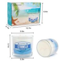 210 Hours Citronella Candles Outdoor, Citronella Candle Set 6 Pack, 100% Soy Wax Candle, Citronella Candles Outdoor, Candles for Balcony, Patio, Garden, Camping, Summer Gift - details 2