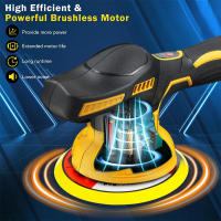 Polisiniador Eléctrico Para Coche Con Batería Dewalt/Makita Herramienta De Brillo Y Sellado De Láminas De 6 Pulgadas Para DIY En El Hogar - details 2