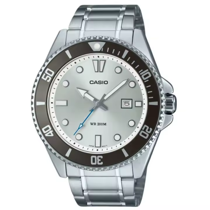 Reloj De Pulsera Casio Mdv-107d-7a Para Hombre Acero 200m - 1