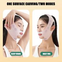 Máscara Facial Respirable V Levantamiento De Checos Reducción De Doble Mentón Banda Modeladora Antirrugas V-Línea Shaping - details 8