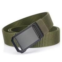 Cinturón Táctico De Nylon Transpirable Para Hombres Con Hebilla Automática Cinturón De Lona Coreana Versátil Para Estudiantes Y Outdoor - details 12