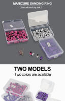 Kit De 50 Piezas De Bandas De Molienda Para Uñas Con Bit De Taladro Para Manicura Eliminador De Pulverización De Gel UV Acrílico Herramienta SandBands - details 1
