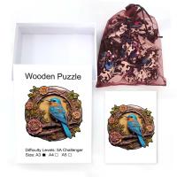 Rompecabezas De Madera Redonda Temática De Pájaros De Happy Valley Rompecabezas 3D Personalizado Para Adultos Y Niños Juguete Educativo De Alto Nivel De Dificultad - details 4