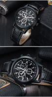 Reloj De Pulsera De Cuero Para Hombre YAZOLE Lujo Deportivo Militar Luminoso Quart Caso De Aleación Resistente Al Agua - details 11