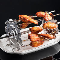 Juego De Hachís Para Barbacoa En Acero Inoxidable Con Palas Para Pollo Para Horno De Rostizado DIY Herramientas De Cocinar Al Aire Libre Y Camping - details 0
