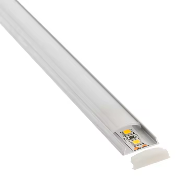 LEDBOX KIT - Perfil aluminio flexible FLEX para tiras LED, 1 metro. Perfiles para tiras LED, Perfiles de superficie - 1