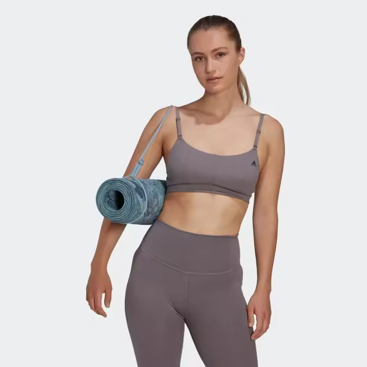 Top deportivo Adidas Yoga Sport - Sujetador deportivo Yo Sto Ls Bra Ld99 soporte ligero ideal para yoga - Bra para mujer de sujeción Adidas - 1