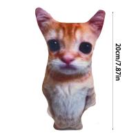 Muñeco De Peluche De Gato Lindo Wowwow Juguete De Peluche Simulación Animal Regalo De Cumpleaños O Navidad Para Niños Coleccionable Decoración Del Hogar - details 1