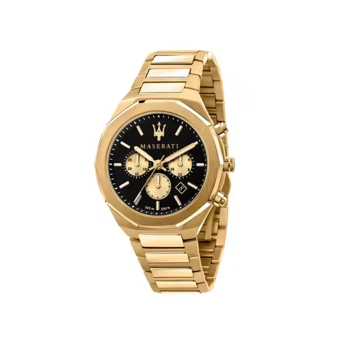 Maserati Reloj Stile 45 Mm Dorado Hombre - 1