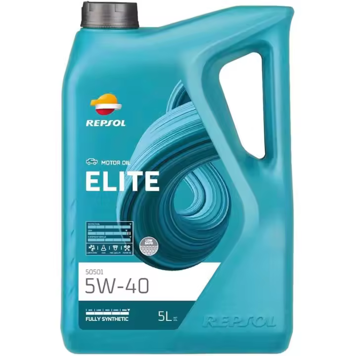 Aceite Lubricante Sintético Repsol Elite 50501 5W40 3 botes  15 Litros - 1