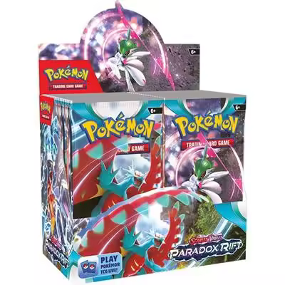 Caja de 36 sobres Pokémon Scarlet & Violet 4 Paradox Rift (inglés) Raíz MERCHAN-STORE Juego de cartas coleccionables - 1