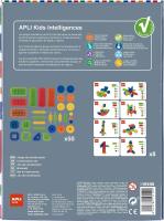 APLI Kids 19159 - Juego de construcción Stickle Bricks - 50 piezas para construir vehículos y personajes - Incluye 8 fichas con ejemplos - details 1
