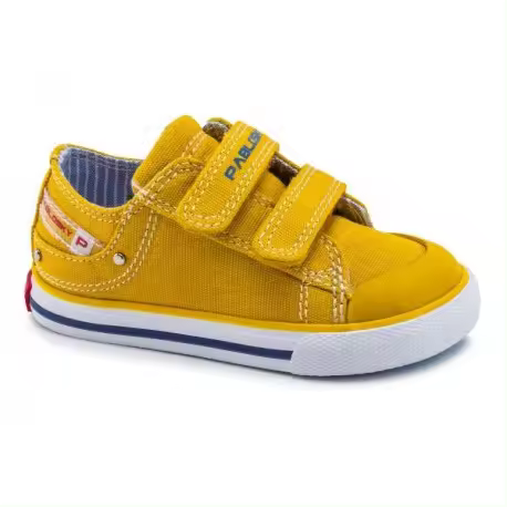 Zapatillas de lona para niño con dos velcros de Pablosky - 1