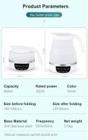 Hervidor Eléctrico Portátil De Silicona Para Camping Y Viajes 110V/220V Capacidad <1L Con Aislamiento Térmico Y Protección Anti-Dry - details 6