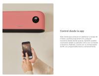 CREATE - Calefactor cerámico de pared o suelo con WiFi - WARM WALL PRO 2000W - details 2