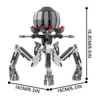 Set De Construcción MOC Space Wars Soldado Battle Droids Octuptarra Magna Tri-droid Robot Técnico Juguetes Para Niños Regalo - details 2