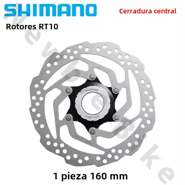 Rotor De Freno Disc SHIMANO CENTER LOCK 160mm/180mm Para Bicicletas De Montaña Material De Aluminio Ligero Sistema De Freno Hidráulico - 1