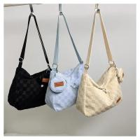 Nueva Bolso De Hombro Para Mujer Estilo Harajuku Diseñador Moda Tamaño Grande Capacidad Grande Estampado Solido Y Cuadros Bolso Transversal Para Estudiantes - details 20