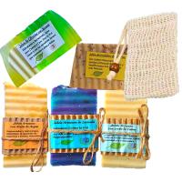 Tonificantes. 5 Jabones Artesanos Naturales + Bolsa Sisal. PumarShop Cinnia Natura. Jabones  Leche de Cabra, Lavanda, Argán, Glicerina con Jazmín y  Anticelulítico con Semillas. 🛑 [en caso de falta de stock de alguno, se sustituirá por otro similar] - details 0