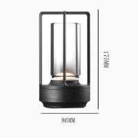 Lámpara De Mesa Recargable 2000mAh Luz Nocturna Táctil USB Para Exterior Y Interior Hogar Luz De Ambiente Para Camping - details 16