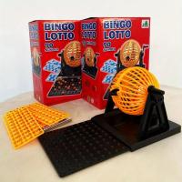 Juego De Bingo Deluxe Con Caja Máquina De Lotería Y Fichas Mini Juego De Tablero Para Fiestas Familiares - details 2