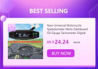 Tablero Digital Impermeable Para Motocicleta Medidor De Combustible Y Voltaje Para Suzuki GN125/150 Instrumento Metálico - details 2
