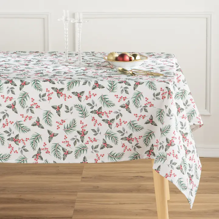 MINT DECO - Mantel Antimanchas 100% Algodón Nandina - 1