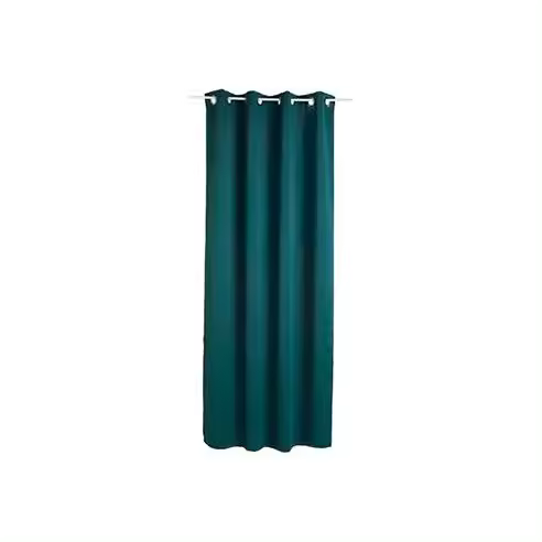 Pack de 2 cortinas de ocultación Color Verde hoja 135x240cm - 1