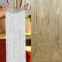 Cortina De Puerta De Glitter 2M*1M Encaje Plateado Brillante Con Borlas Para Decoración De Paredes Y Ventanas En Hogar Y Festivales - details 3