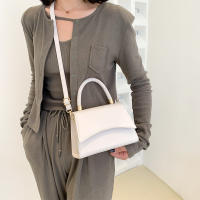 Bolso De Hombro De Cuero PU Sólido Para Mujer Bolso De Mano Pequeño De Diseñador Moda Bolso Cruzado De Lujo Con Asa Superior - details 7